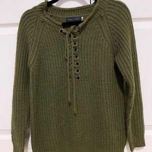 Buy 1 get 1 free Women’s Olive Green Knit Sweater